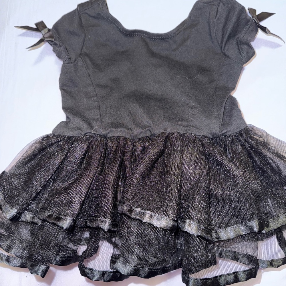 Ruffle Butts Black Leotard